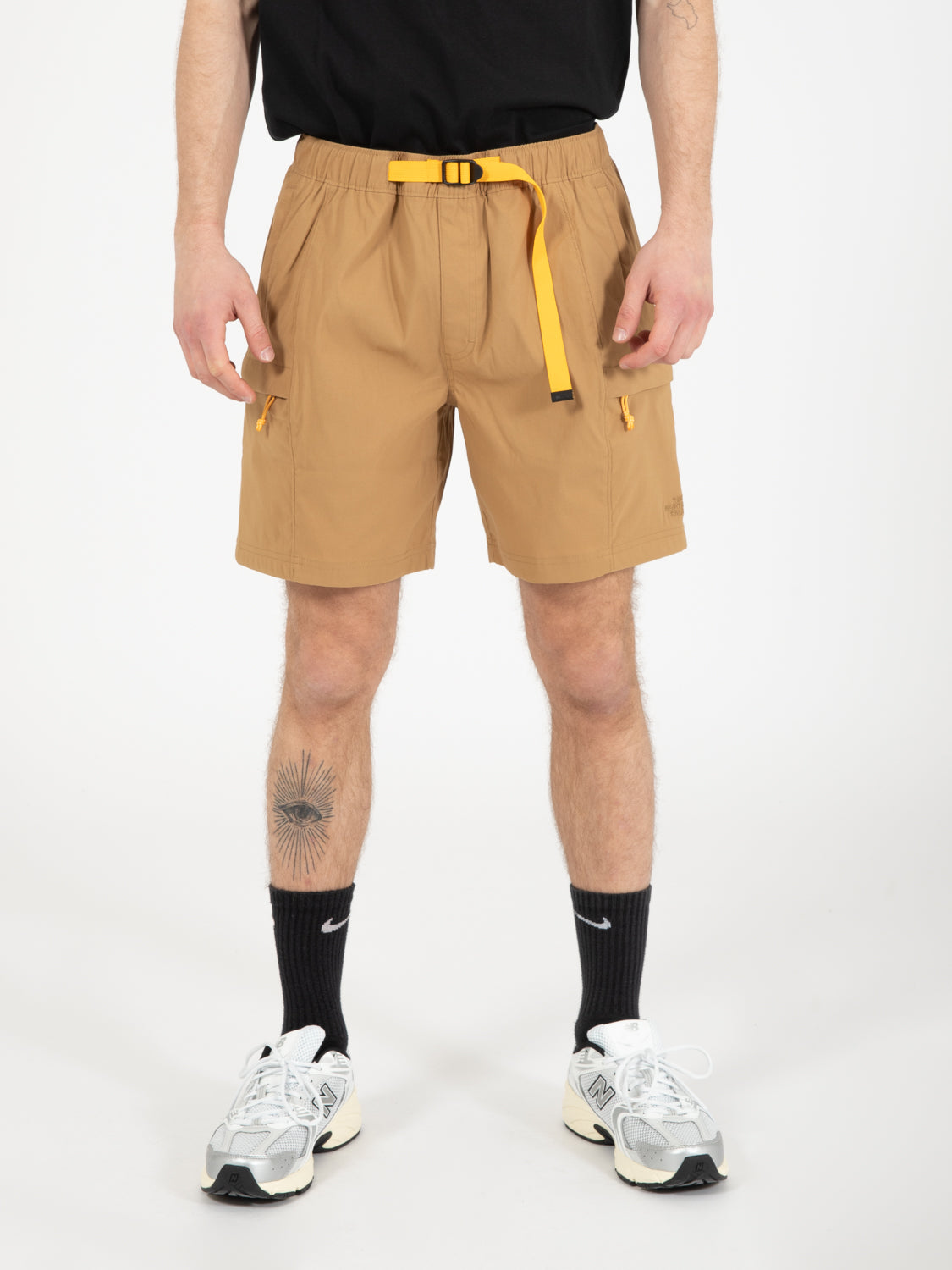Shorts Class V Belted utility brown