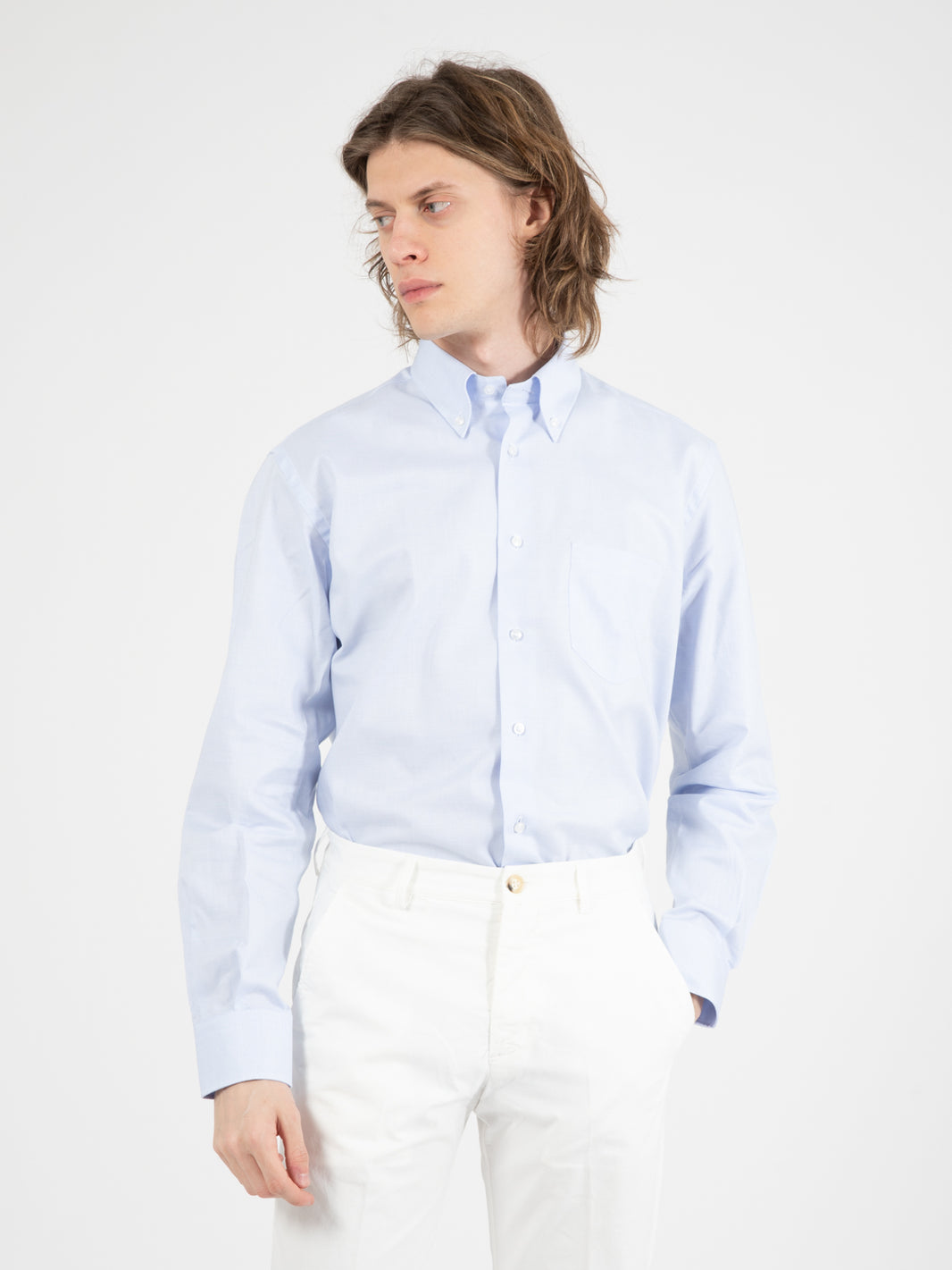 Camicia button-down azzurro