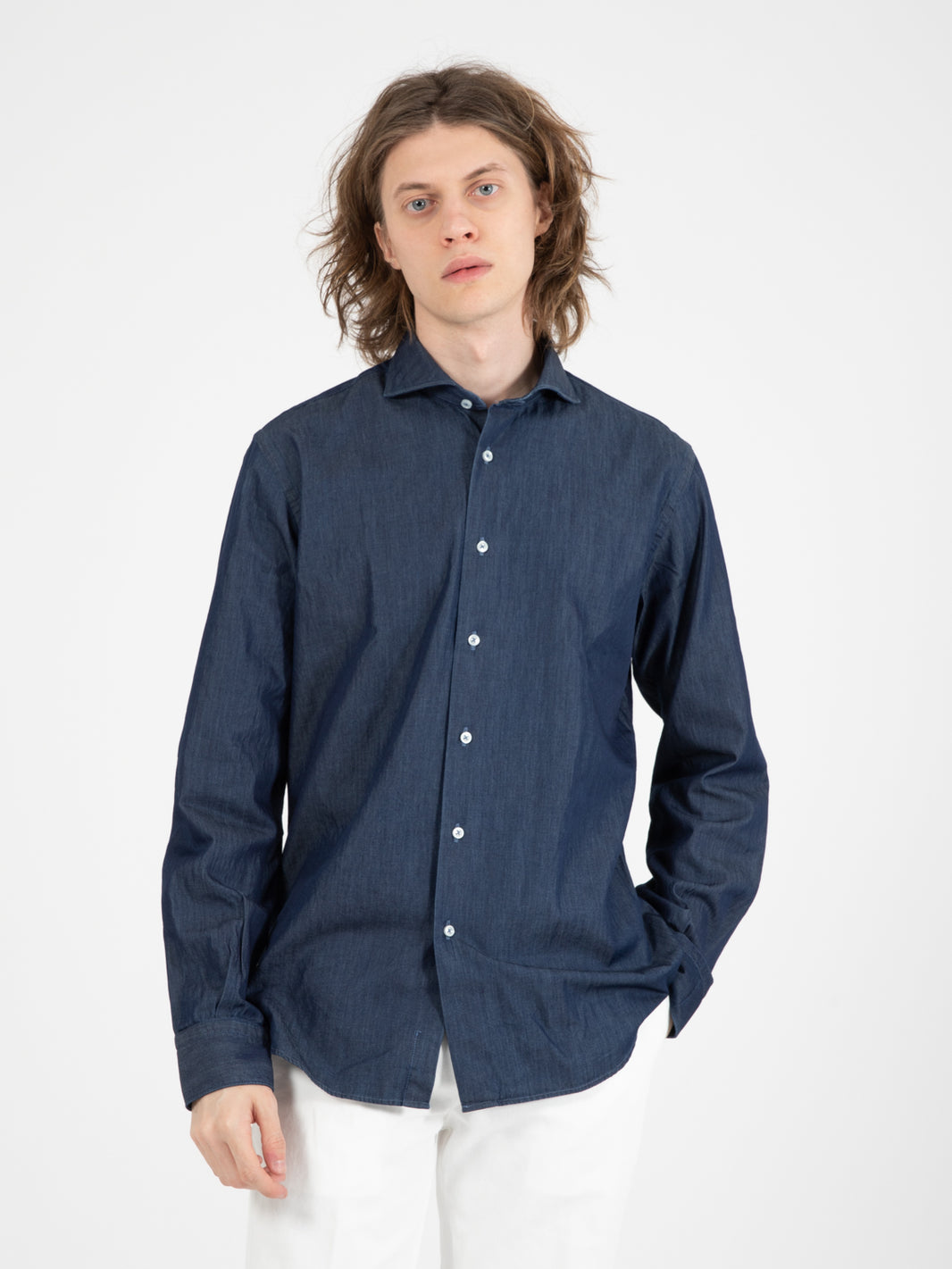 Camicia denim medio
