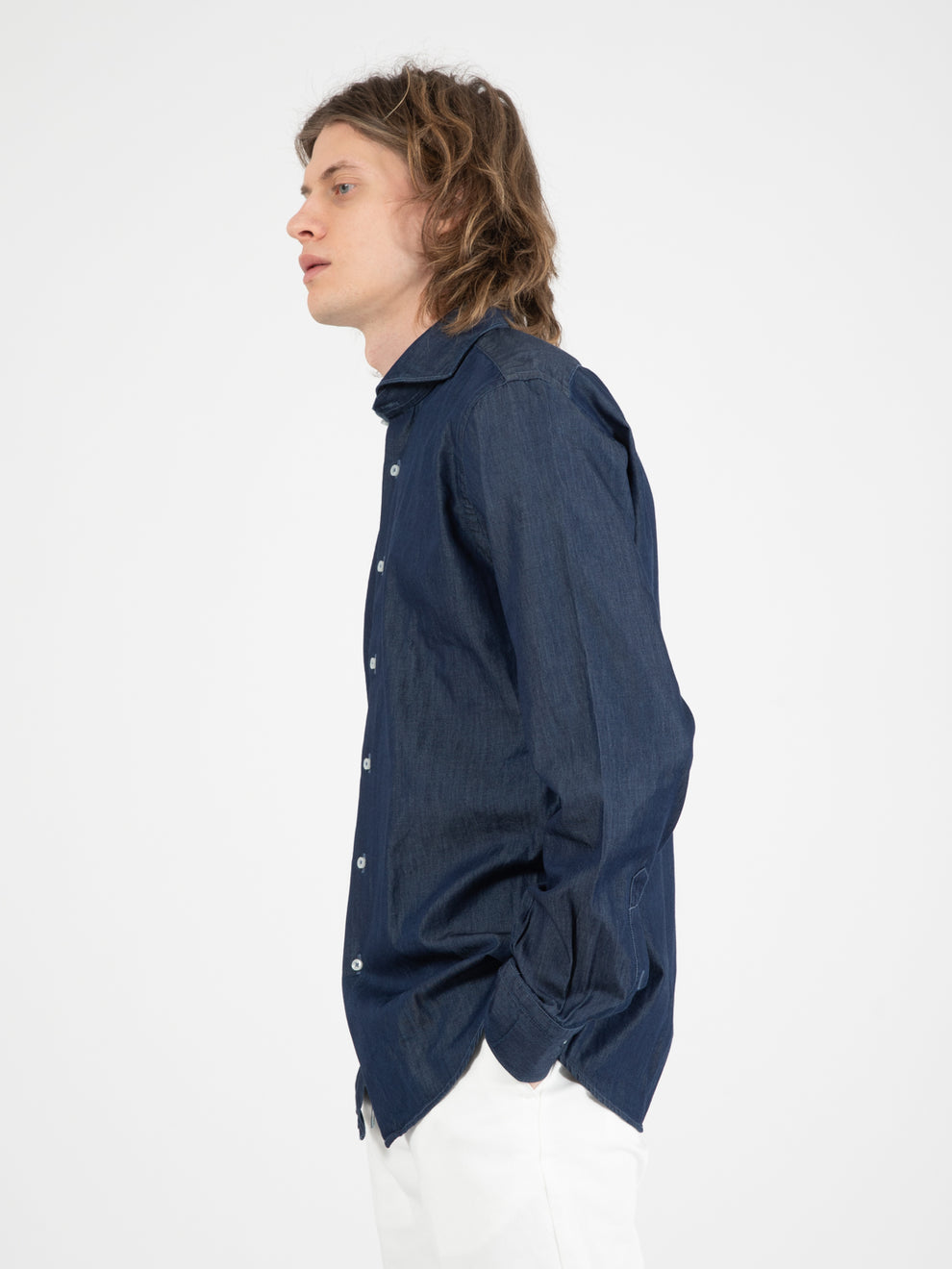 Camicia denim medio