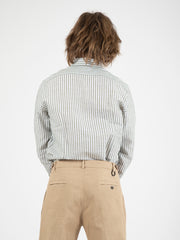 THE SARTORIALIST - Camicia lino bianco / verde