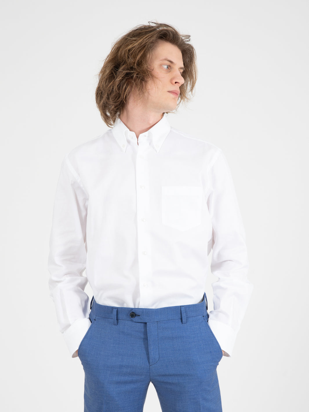Camicia Oxford bianco