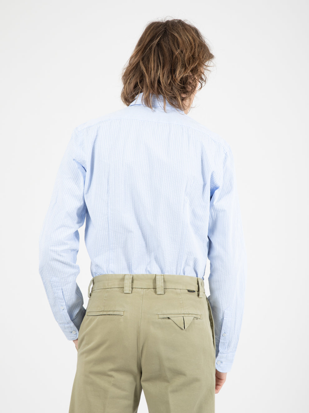 Camicia Seersucker azzurro