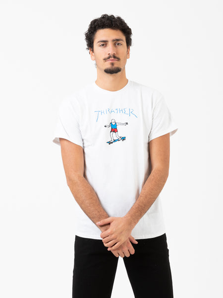 T-shirt Gonz white / blue / red