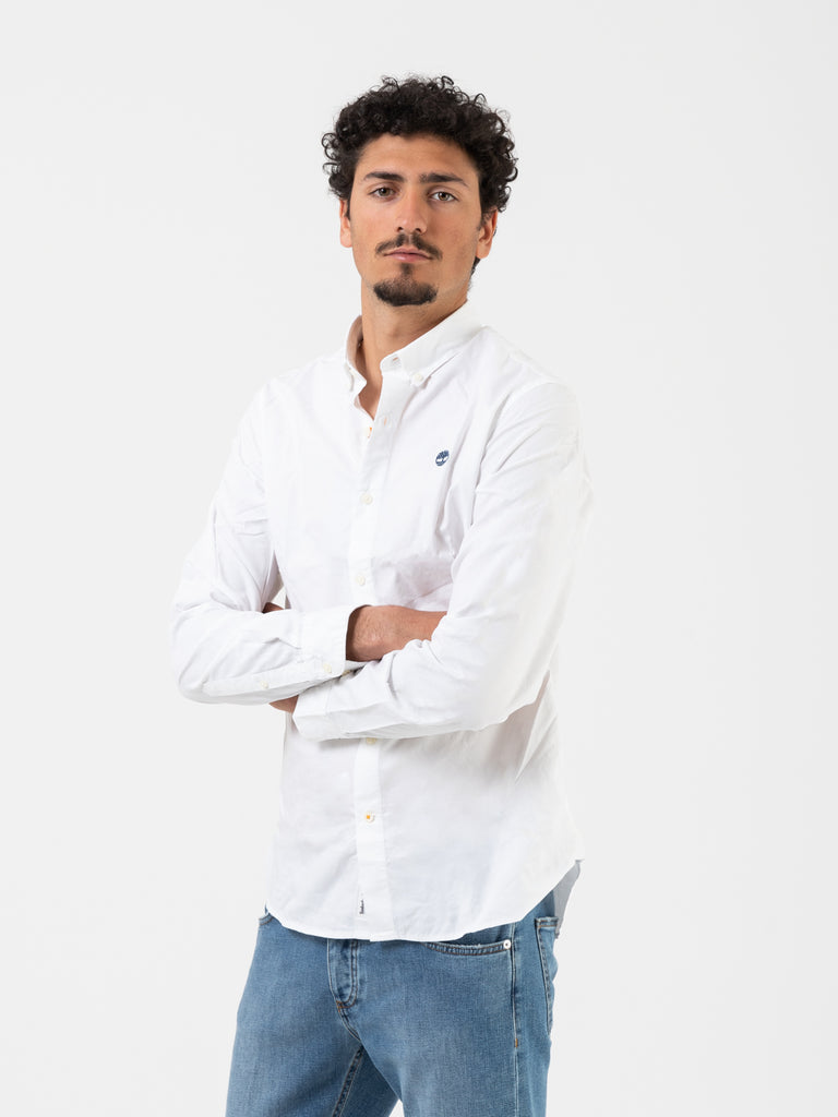 TIMBERLAND - Camicia Elevated Oxford Regular white