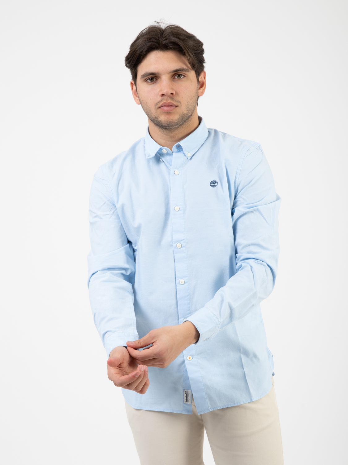 Elevated Oxford Slim skyway shirt