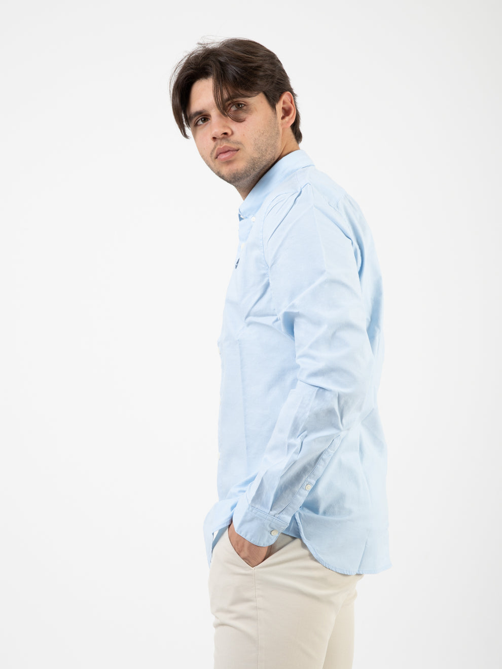 Elevated Oxford Slim skyway shirt