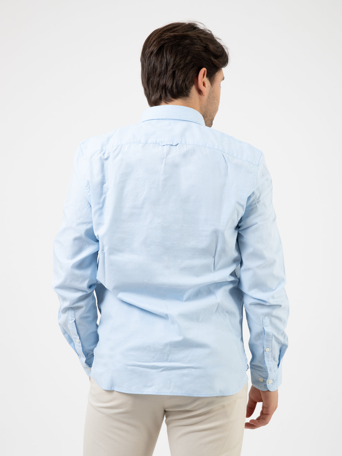 Elevated Oxford Slim skyway shirt