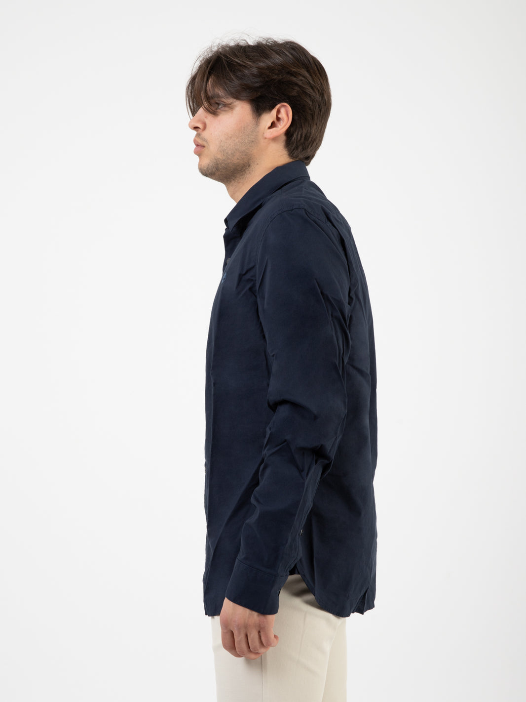 Eastham River Fitted Shirt dark sapphire