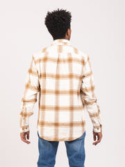 TIMBERLAND - Camicia quadri in flanella beige