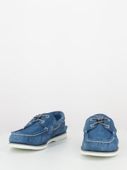 TIMBERLAND - Classic boat 2-eye blue suede