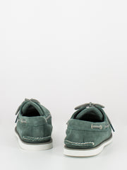 TIMBERLAND - Classic boat 2-eye teal suede
