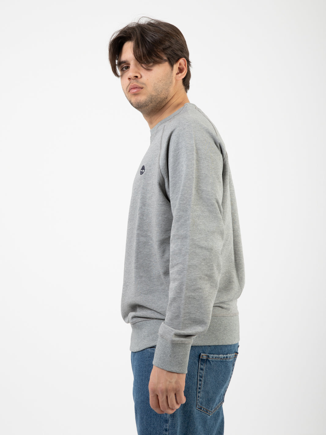 Felpa Exeter River Crew grey heather
