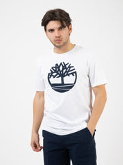 TIMBERLAND - T-shirt Kennebec River Tree Logo white