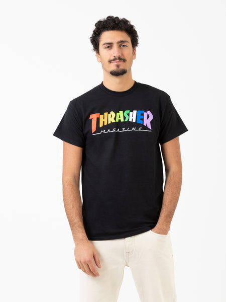 T-shirt Rainbow Mag black