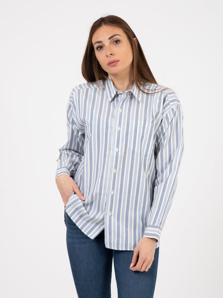 Camicie Danila Provence Stripe white / denim blue