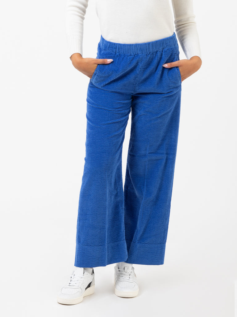 TRUE NYC - Pantaloni Penny costa move bluette