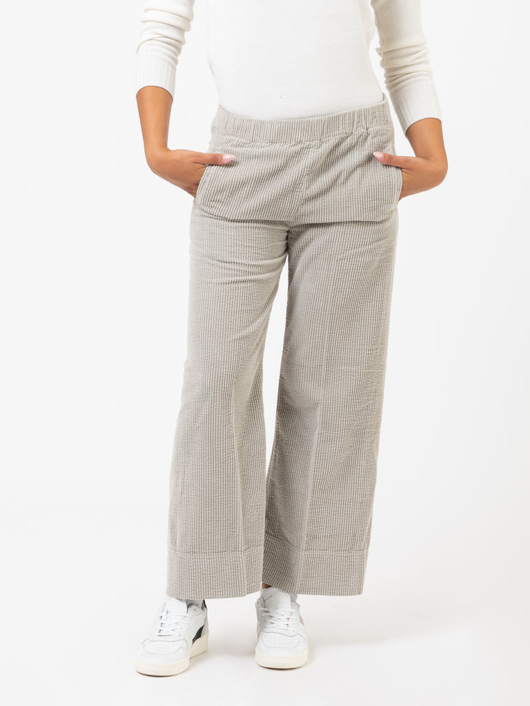 TRUE NYC - Pantaloni Penny costa move light grey