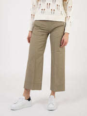 TRUE NYC - Pantaloni Penny in tela supima light military