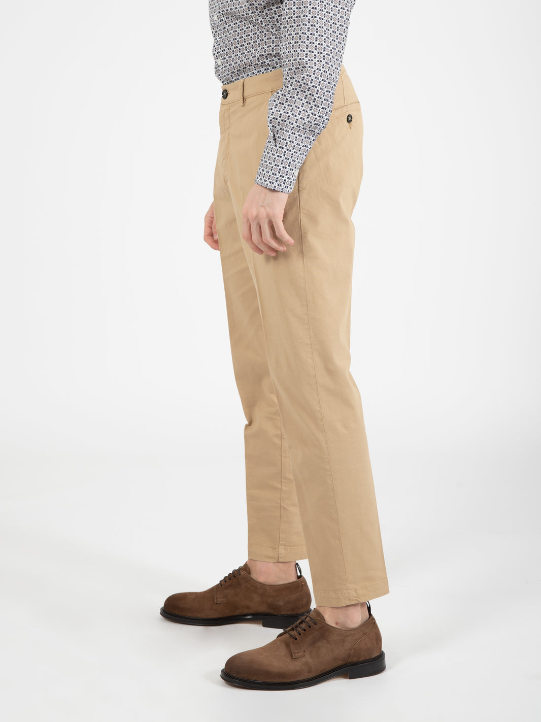 Pantaloni Riccardo canvas sabbia
