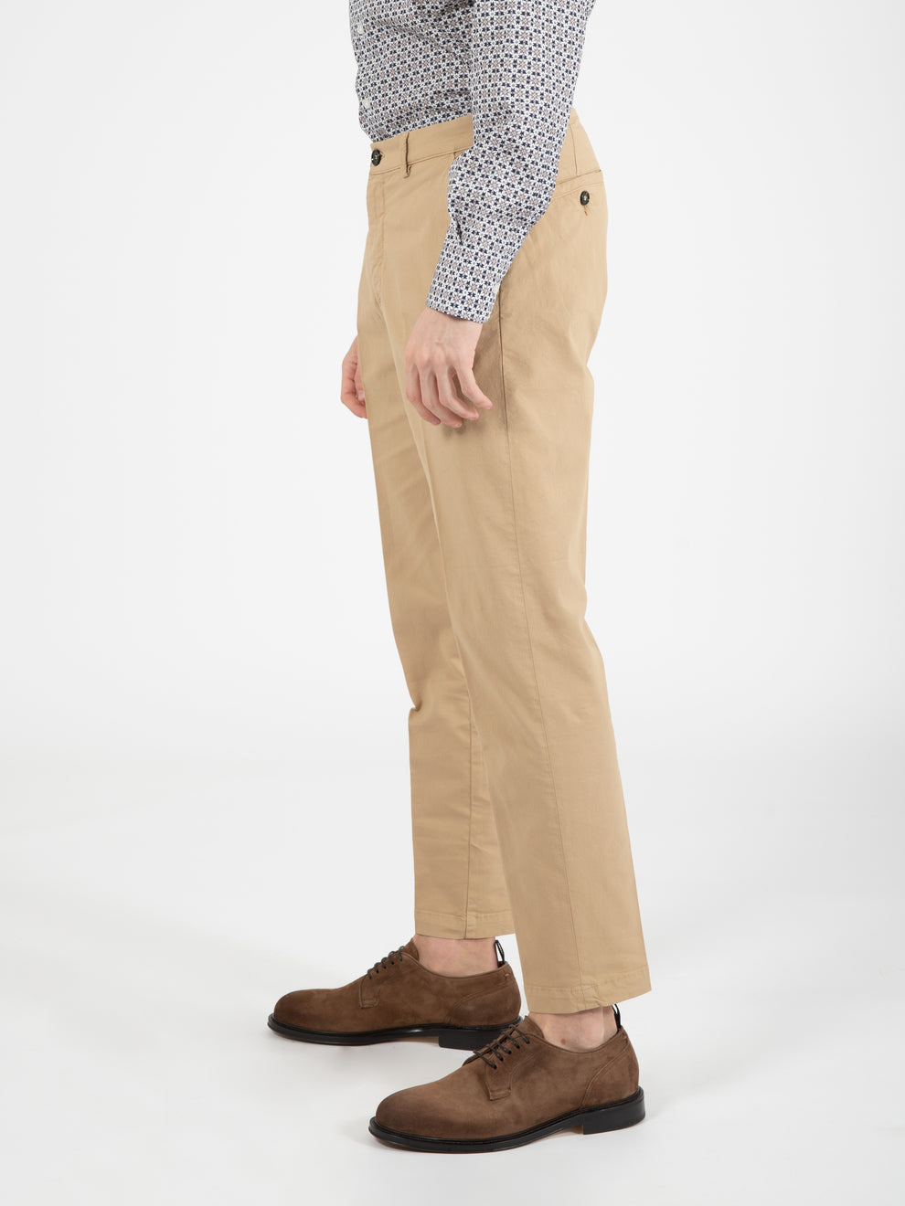 Pantaloni Riccardo canvas sabbia