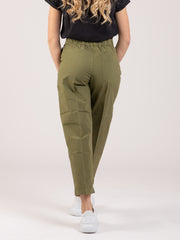 TRUE NYC - Pantaloni Valery tela para light olive