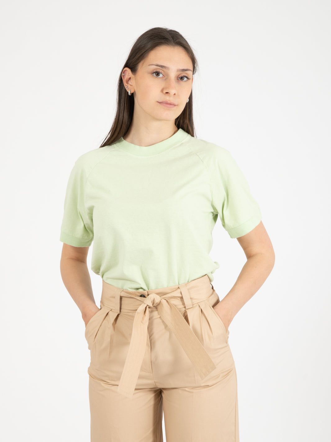 T-Shirts Milk jersey colour pastel green