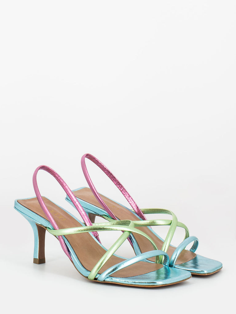 UNIQUE - Sandali Cristal zaffiro / pistacchio / magnolia