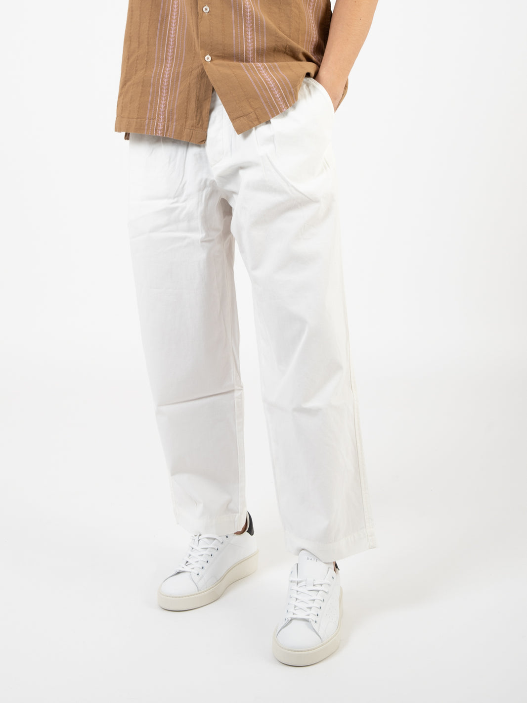 Pantalone Summer Canvas Oxford ecru
