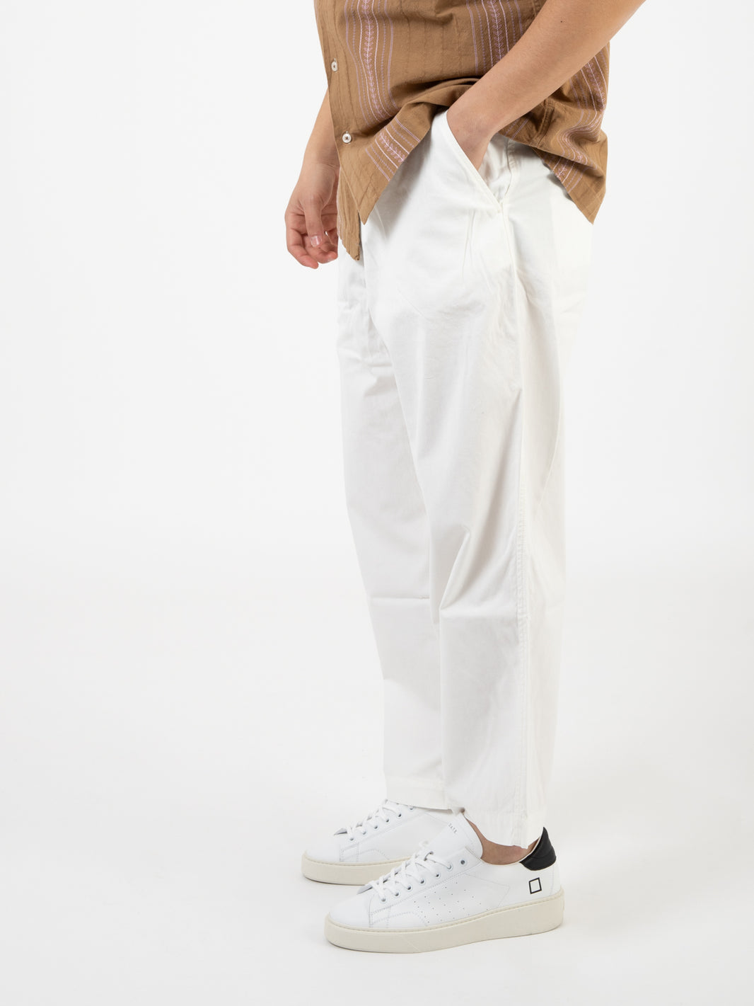 Pantalone Summer Canvas Oxford ecru