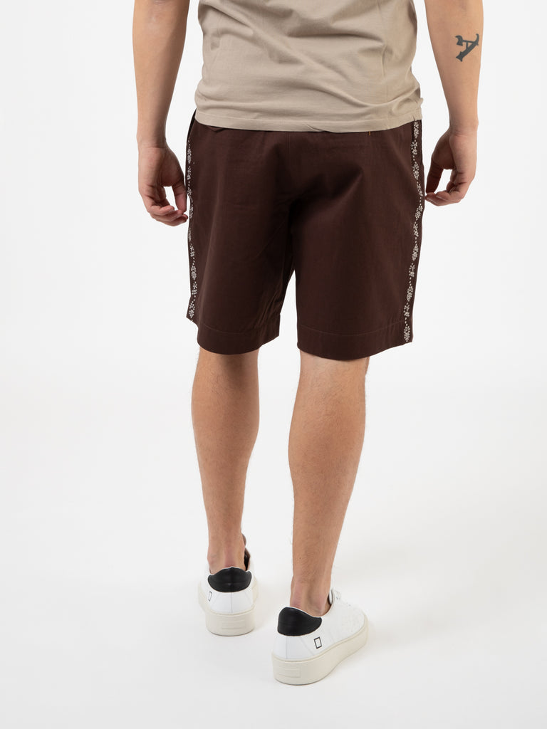 UNIVERSAL WORKS - Pleated Track Short chocolate