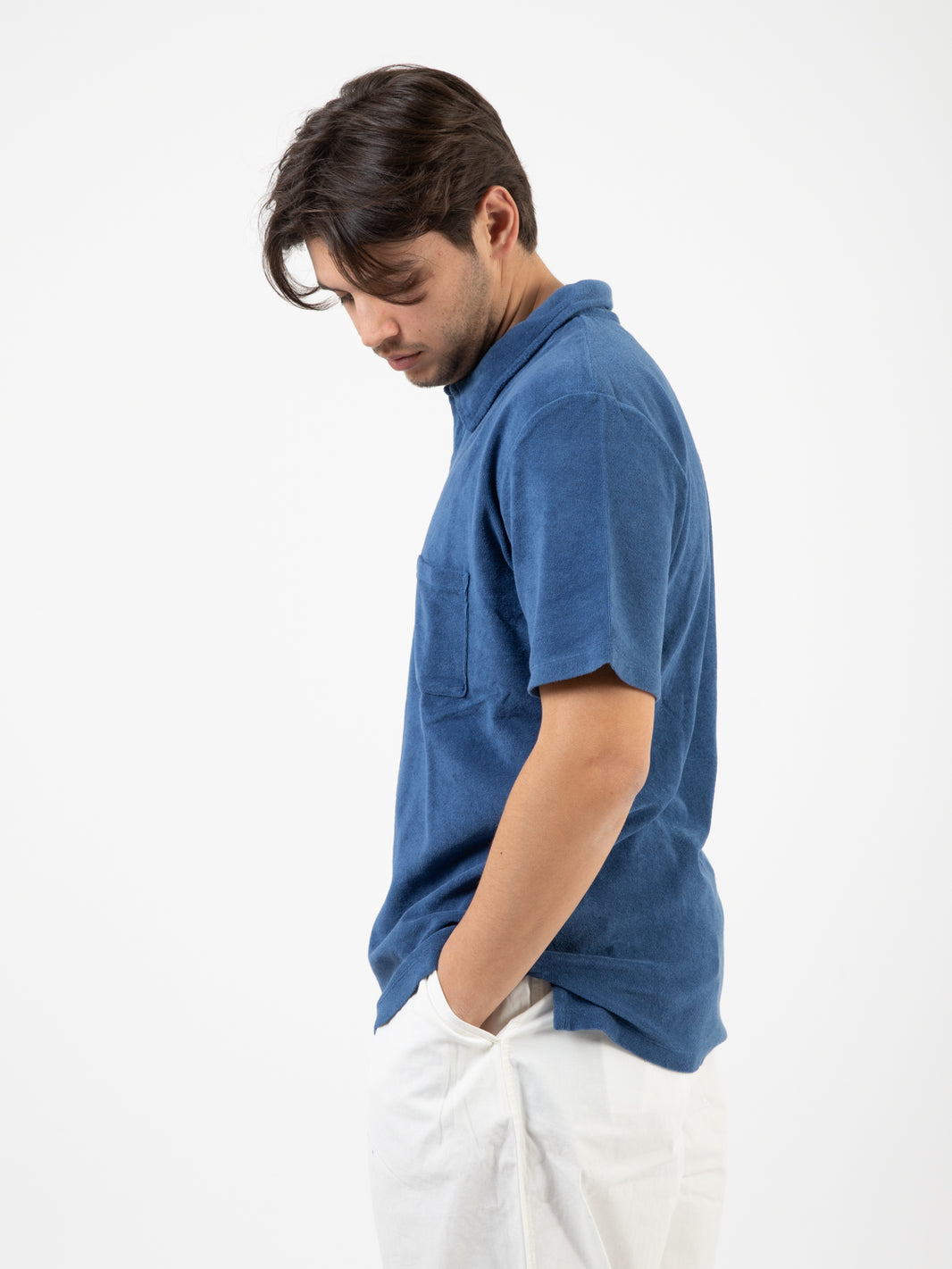Polo Vacation light weight terry blue