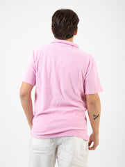 UNIVERSAL WORKS - Polo Vacation light weight terry pink