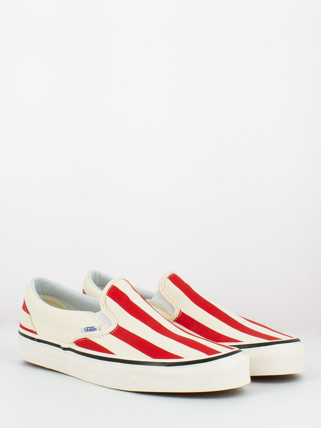 Slip-On 9 Anaheim Factory Ivory White / Red