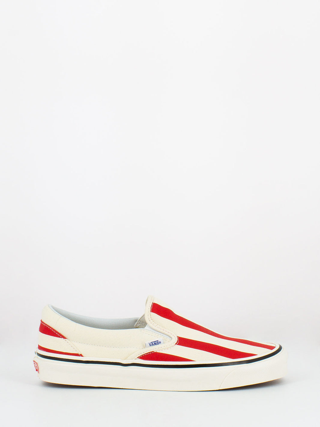 Slip-On 9 Anaheim Factory Ivory White / Red
