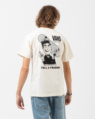VANS - T-shirt s/s Tell A Friend white