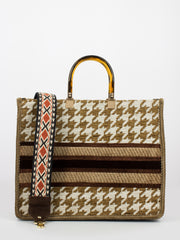 VIAMAILBAG - Shopper Davos Fancy marrone