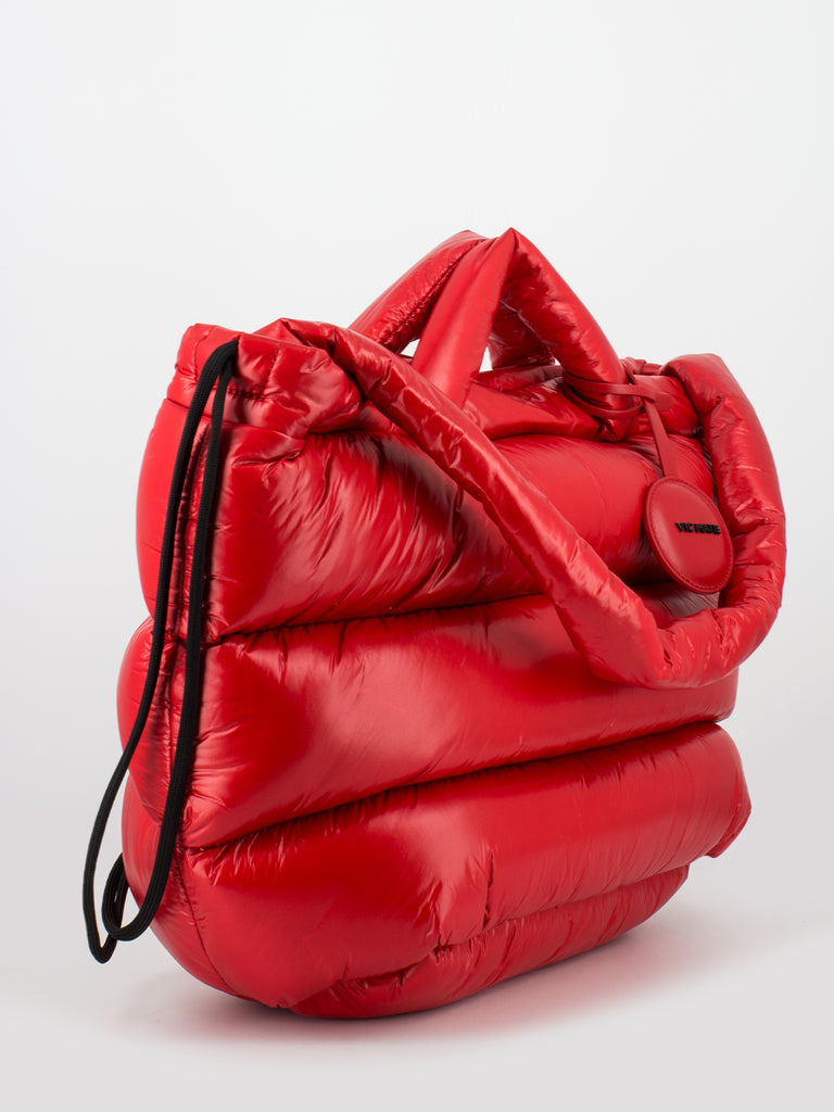 VIC MATIE' - Borsa zaino Blobby nylon rossa