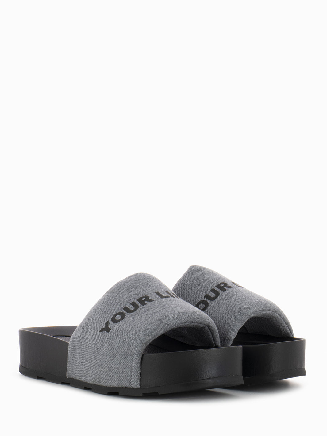 Ciabatta denim su fussbett smog
