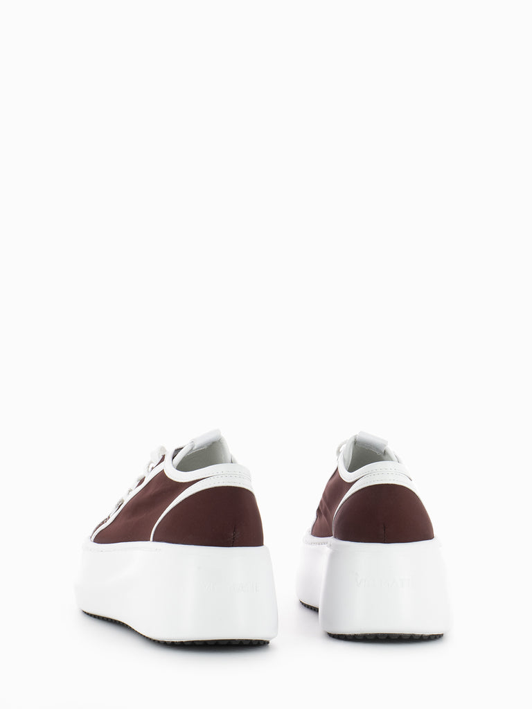 VIC MATIE' - Sneakers Wawe Platform brown / white