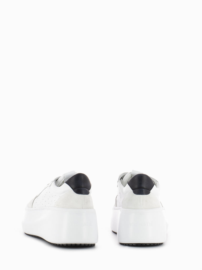 VIC MATIE' - Sneakers Wawe Platform white / black