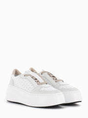 VIC MATIE' - Sneakers Wawe Platform white / pink