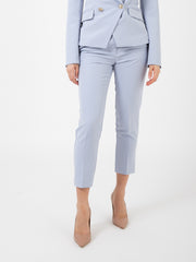 VICOLO - Pantaloni skinny azzurro polvere