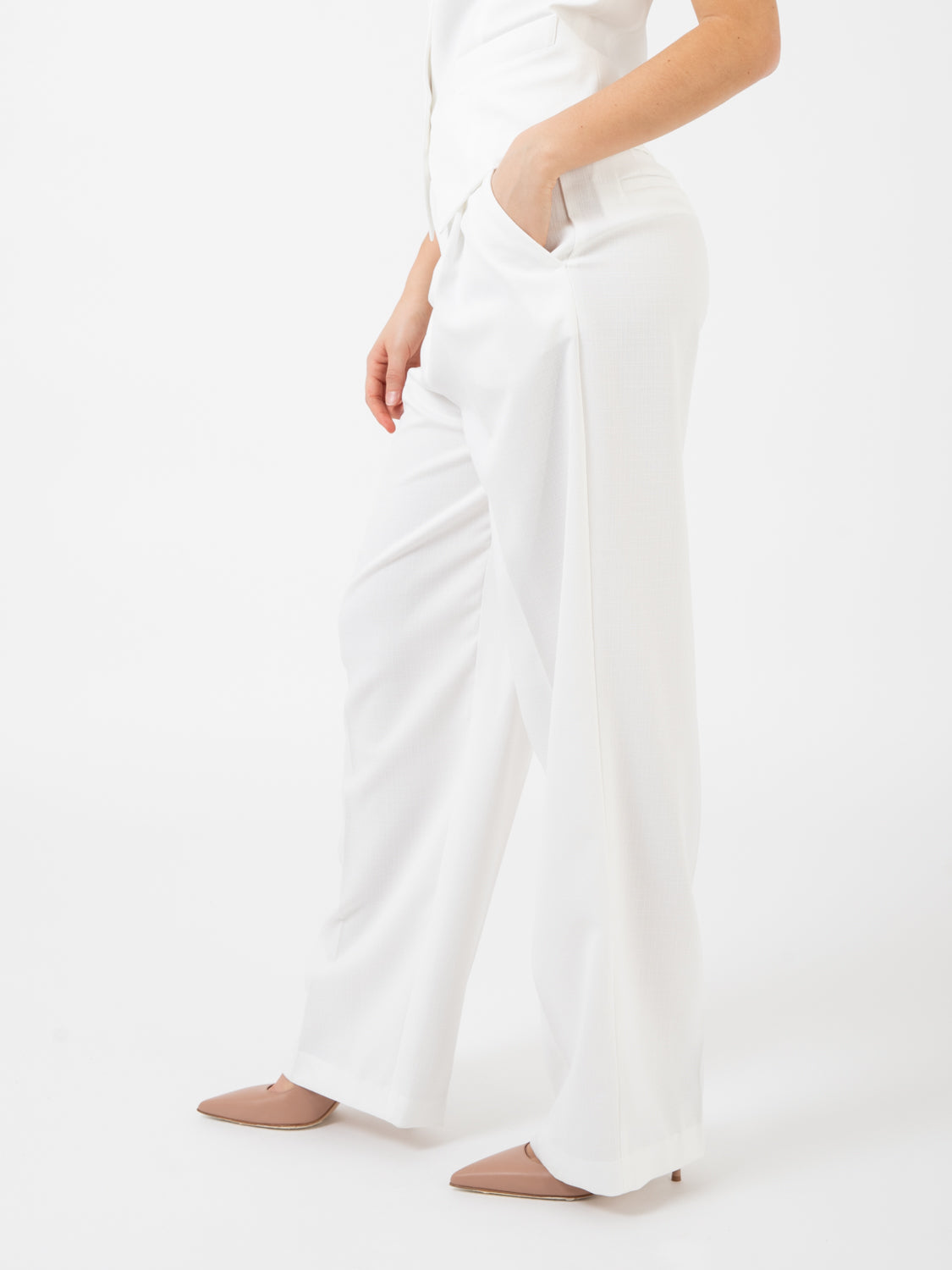 Pantalone palazzo naturale