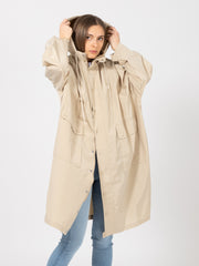 VICOLO - Trench over lungo beige