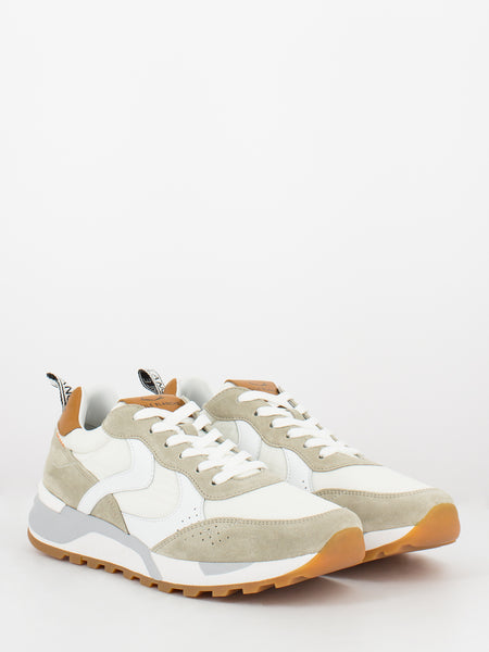 Sneakers Magg suede / nylon sand / white