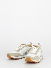 VOILE BLANCHE - Sneakers Magg suede / nylon sand / white