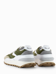 VOILE BLANCHE - Sneakers Qwark Hype M sand / army