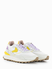 VOILE BLANCHE - Sneakers Qwark Hype W white / yellow / lilac