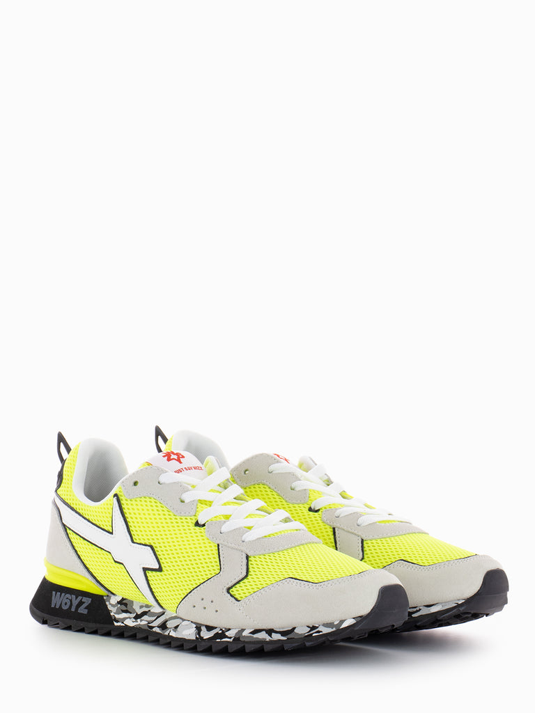 W6YZ - Sneakers Jet-M. Suede Neon Net Minato white / yellow